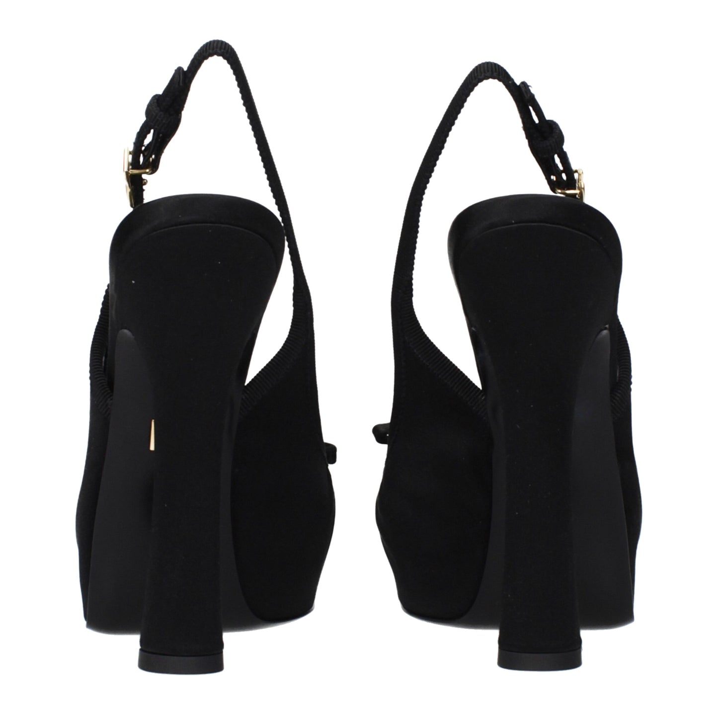 Dolce & Gabbana Black Satin Pumps