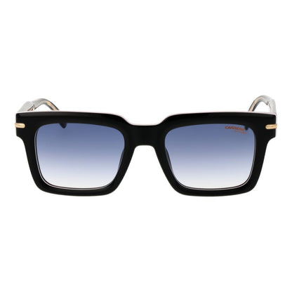 Carrera Unisex Sunglasses – Black Full-Rim Frame, Blue Gradient Lenses