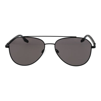 Converse Unisex Sunglasses – Black Aviator Frame, Grey Lenses