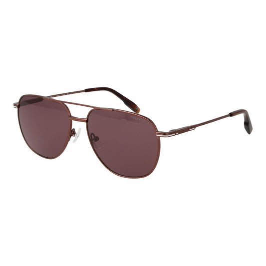 Hackett Brown Metal Sunglasses for Men