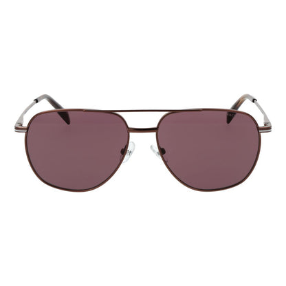 Hackett Brown Metal Sunglasses for Men