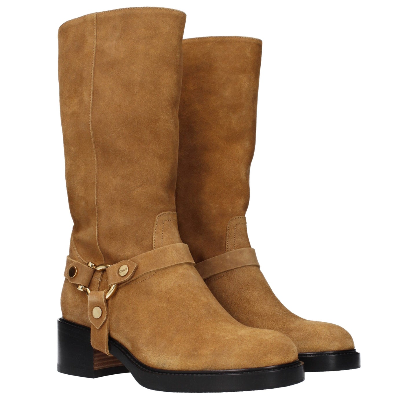Chloé Brown Leather Ankle Boots - Effortless Elegance