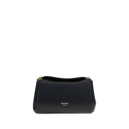 Prada Black Lamb Ovis Aries Shoulder Bag