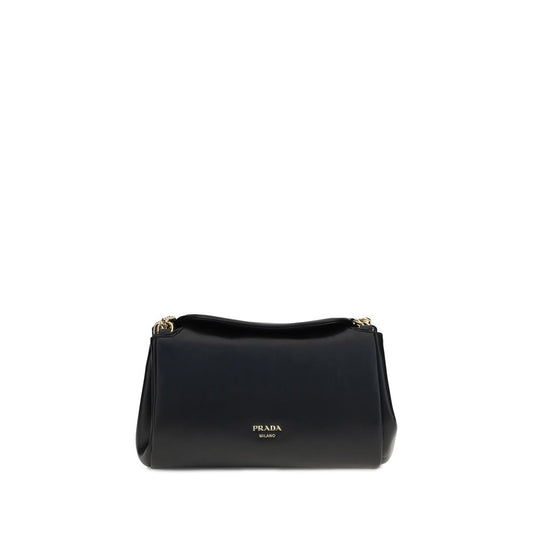Prada Black Lamb Ovis Aries Shoulder Bag