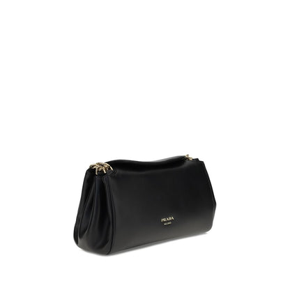 Prada Black Lamb Ovis Aries Shoulder Bag