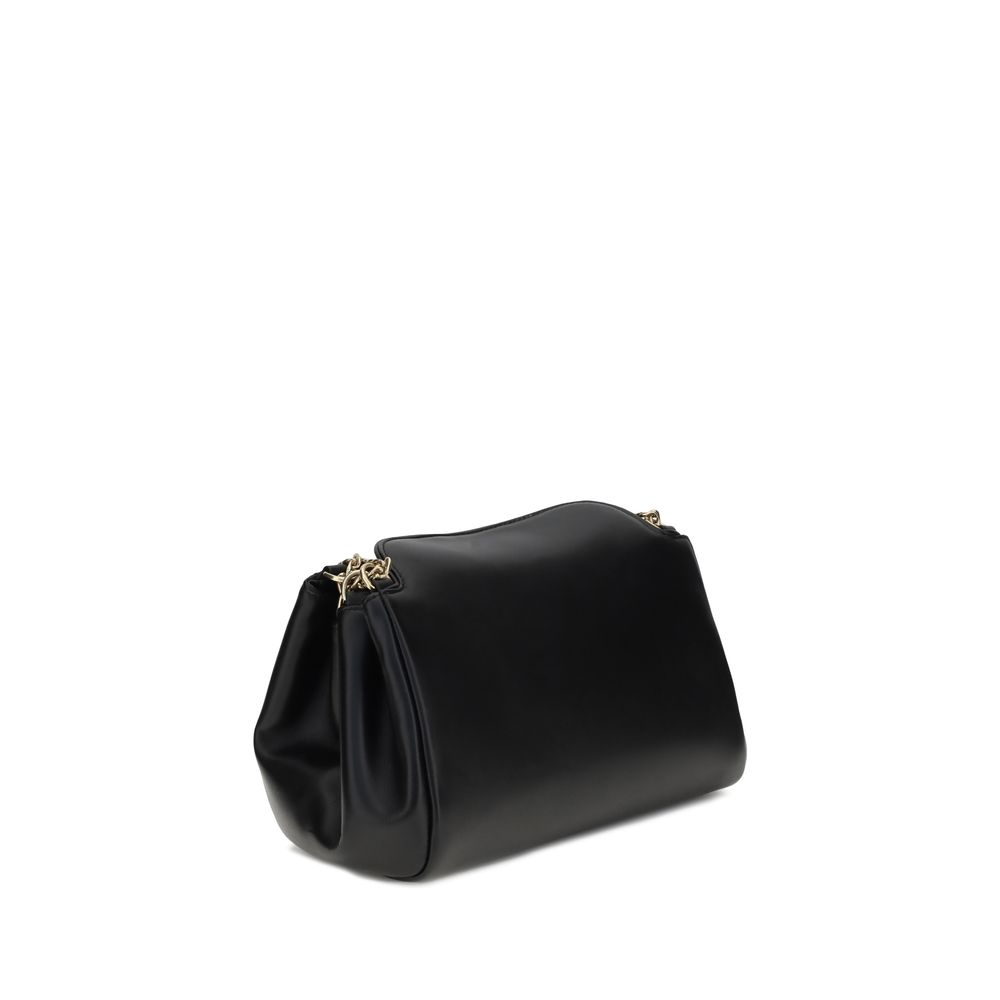 Prada Black Lamb Ovis Aries Shoulder Bag