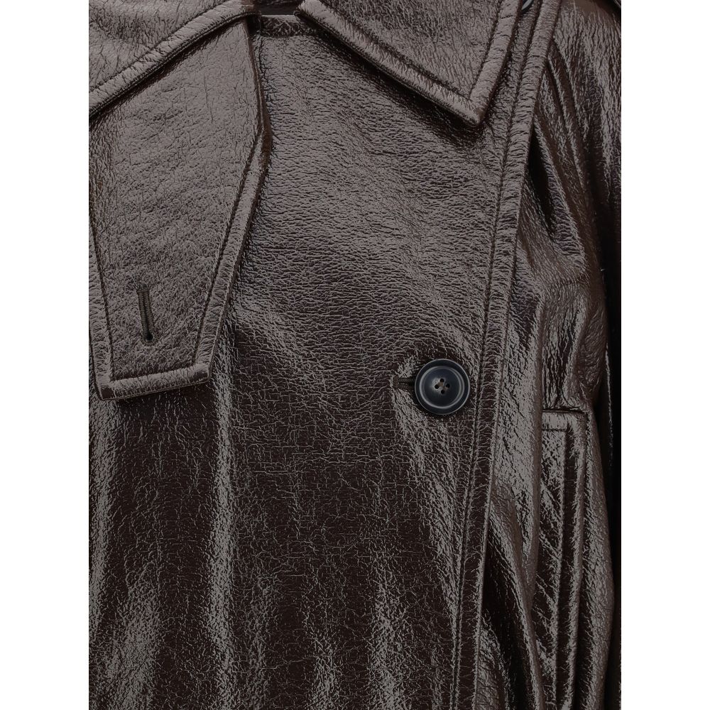 Max Mara Brown Cotton Coat