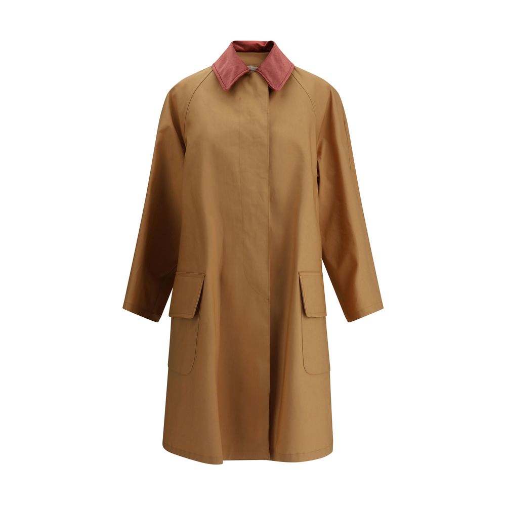 Prada Beige Waterproof Cotton Trench Coat