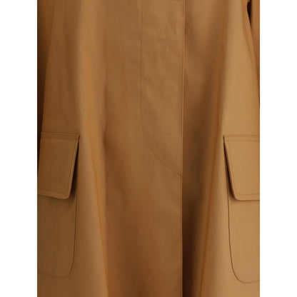 Prada Beige Waterproof Cotton Trench Coat
