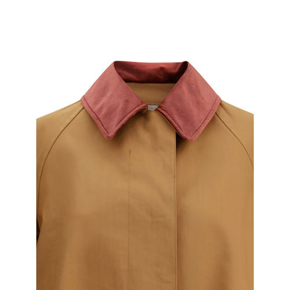 Prada Beige Waterproof Cotton Trench Coat