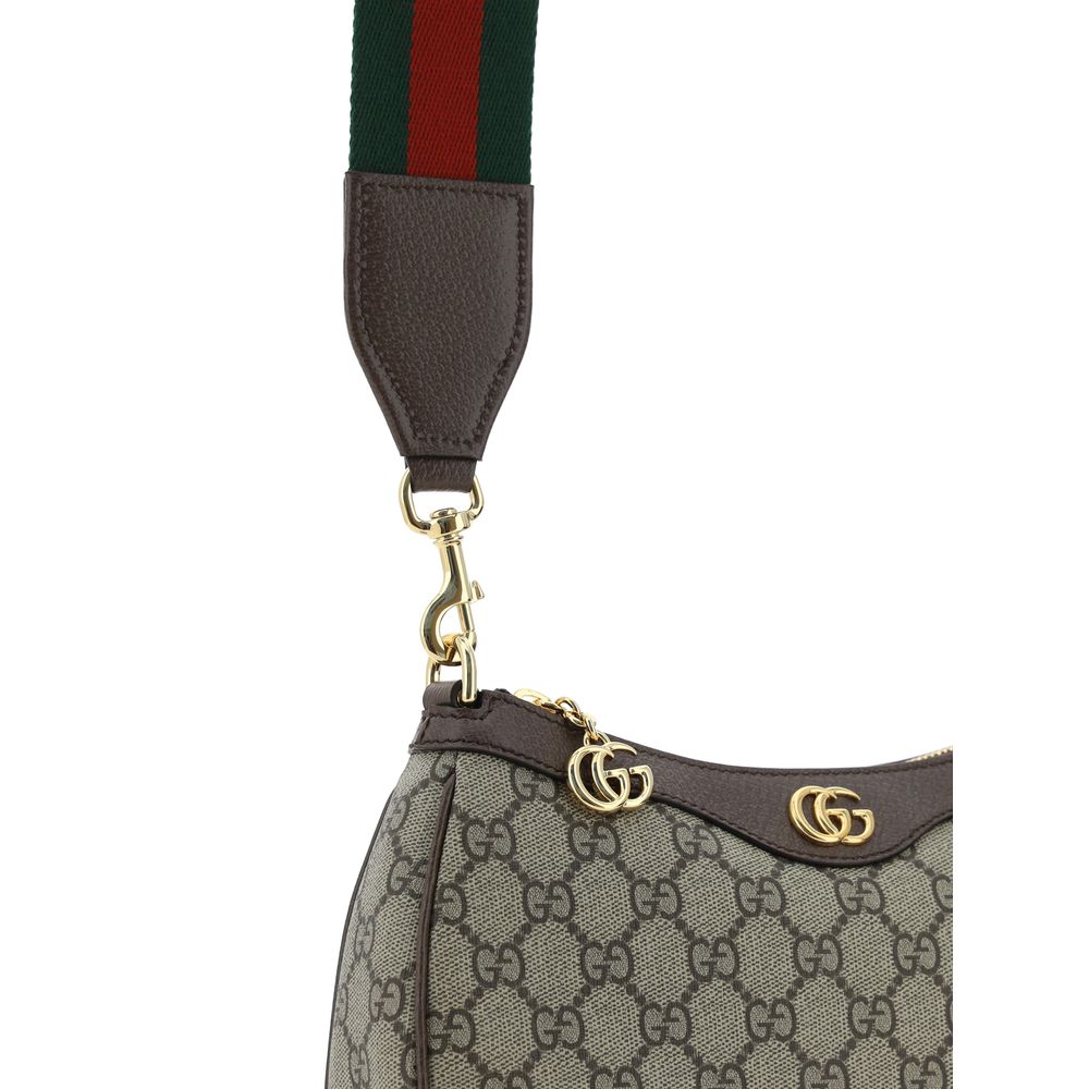 Gucci Brown Cotton Ophidia Shoulder Bag
