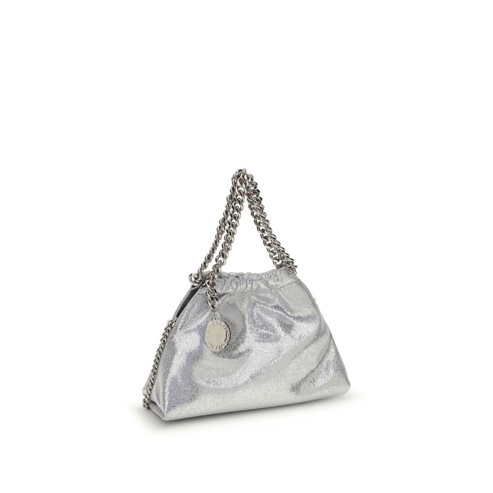 Stella McCartney Falabella Small Silver Polyester Shoulder Bag
