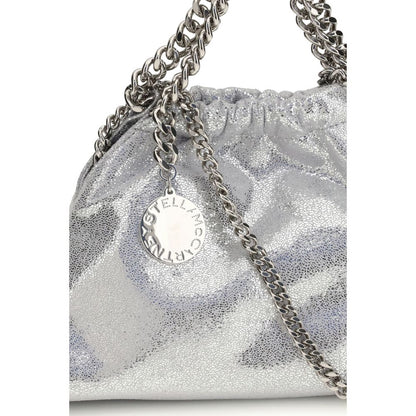 Stella McCartney Falabella Small Silver Polyester Shoulder Bag