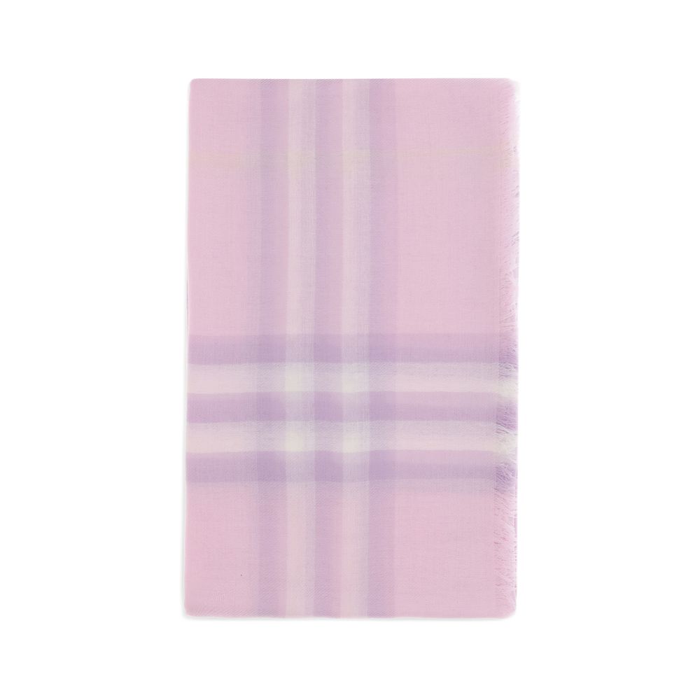 Burberry Multicolor Wool Check Scarf