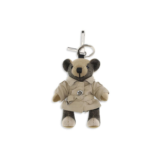 Burberry Beige Cashmere Thomas Bear Keychain