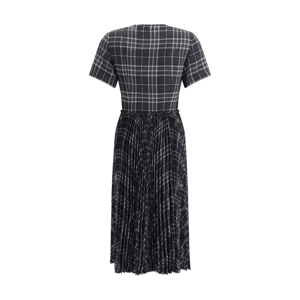 Burberry Check Wool Blend Kilt Dress