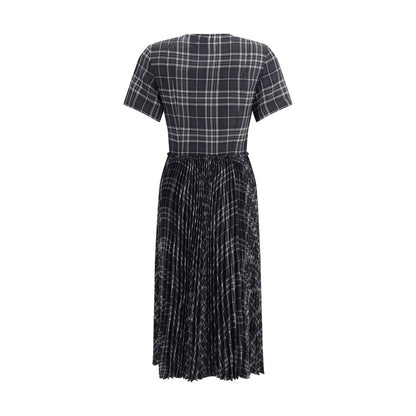 Burberry Check Wool Blend Kilt Dress