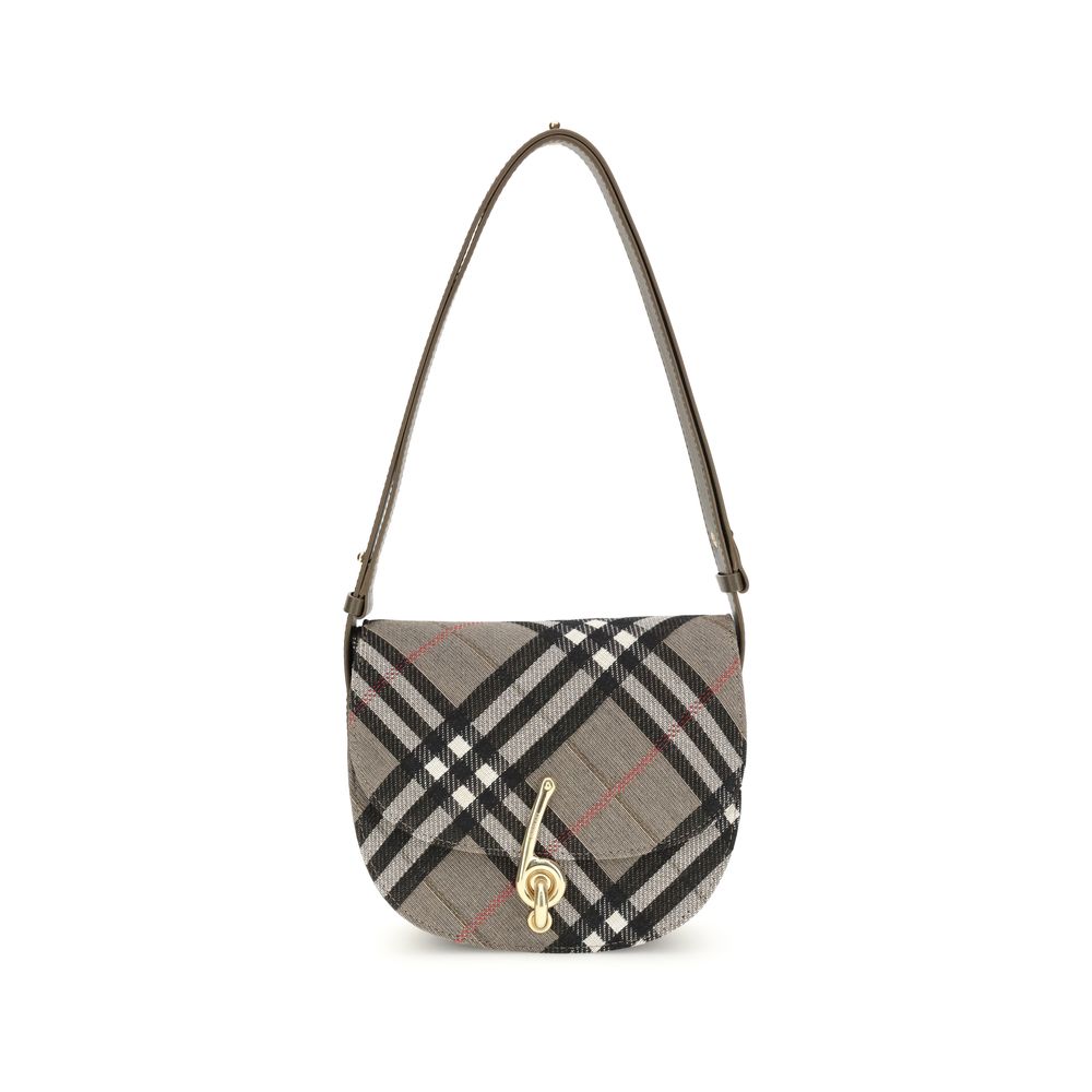 Burberry Check Archive Shoulder Bag in Gray Fabric
