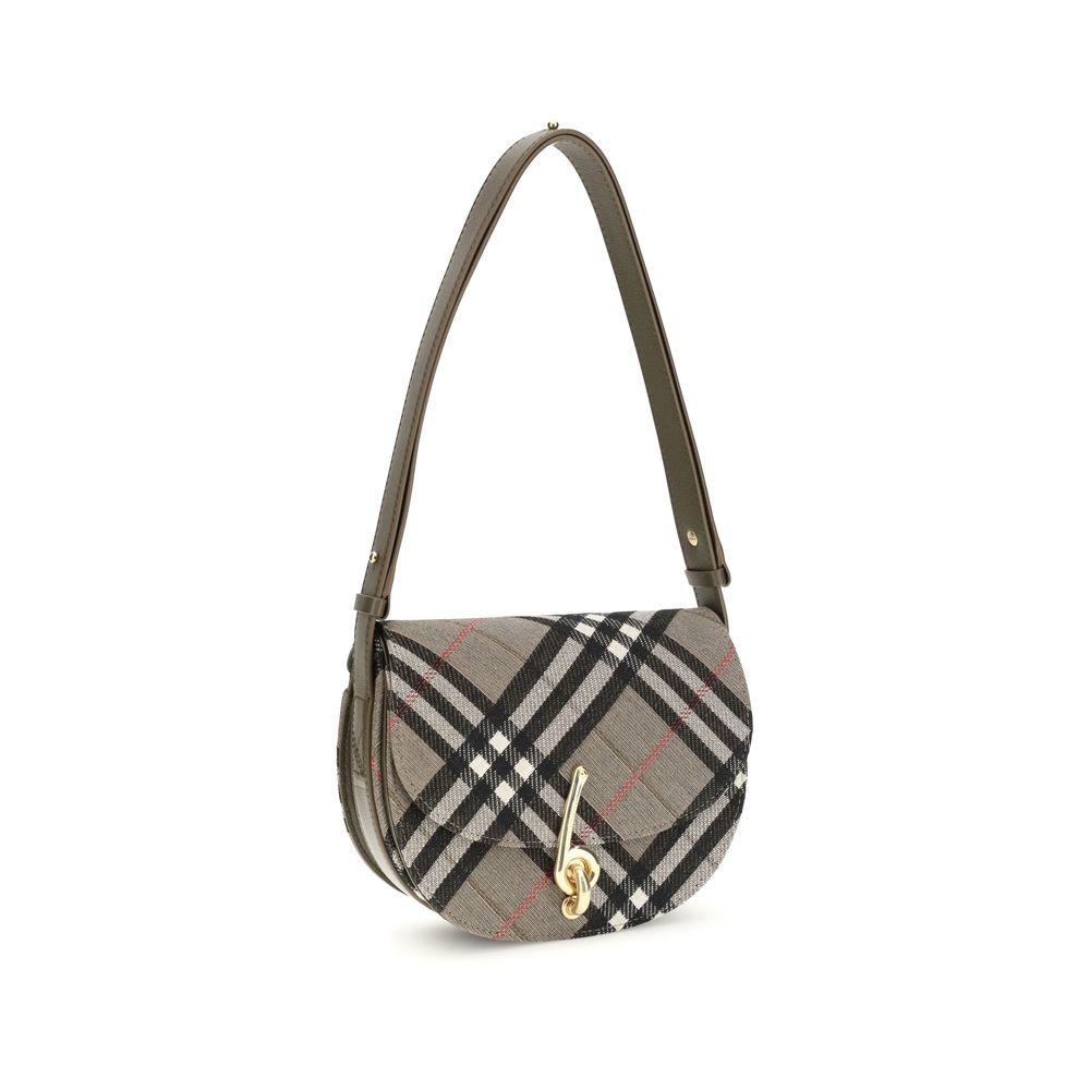 Burberry Check Archive Shoulder Bag in Gray Fabric