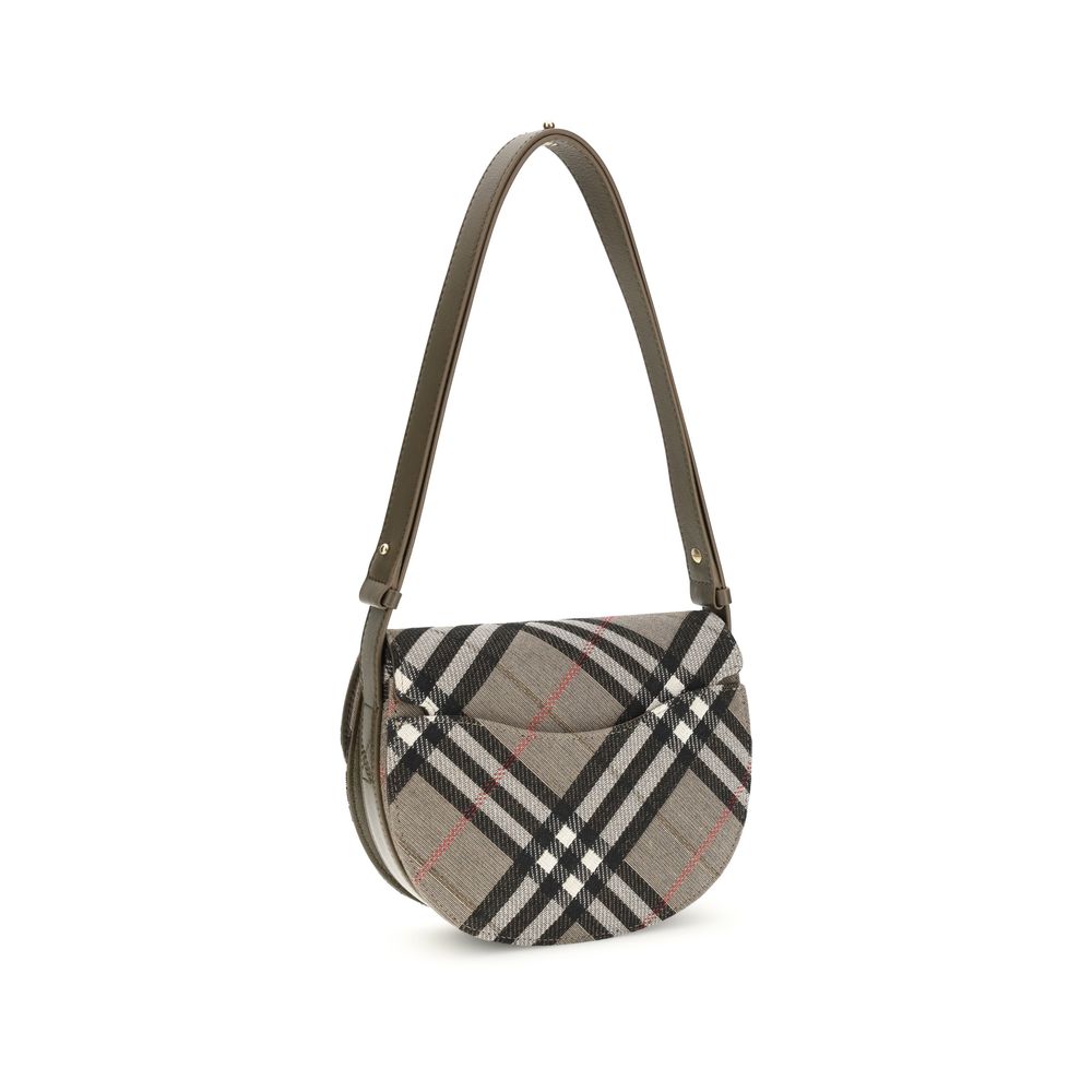 Burberry Check Archive Shoulder Bag in Gray Fabric