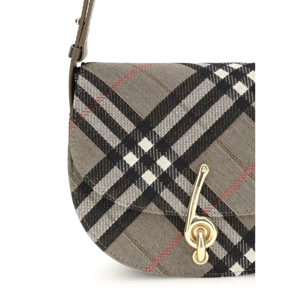 Burberry Check Archive Shoulder Bag in Gray Fabric
