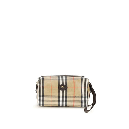 Burberry Beige Cotton Wallet - The Highlands Beauty Bag