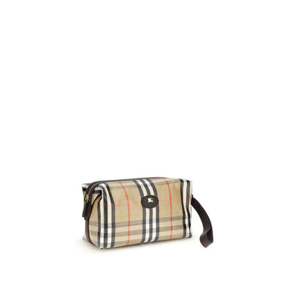 Burberry Beige Cotton Wallet - The Highlands Beauty Bag