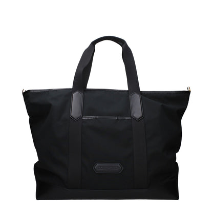 Tom Ford Black Nylon Luggage and Travel Tote Bag