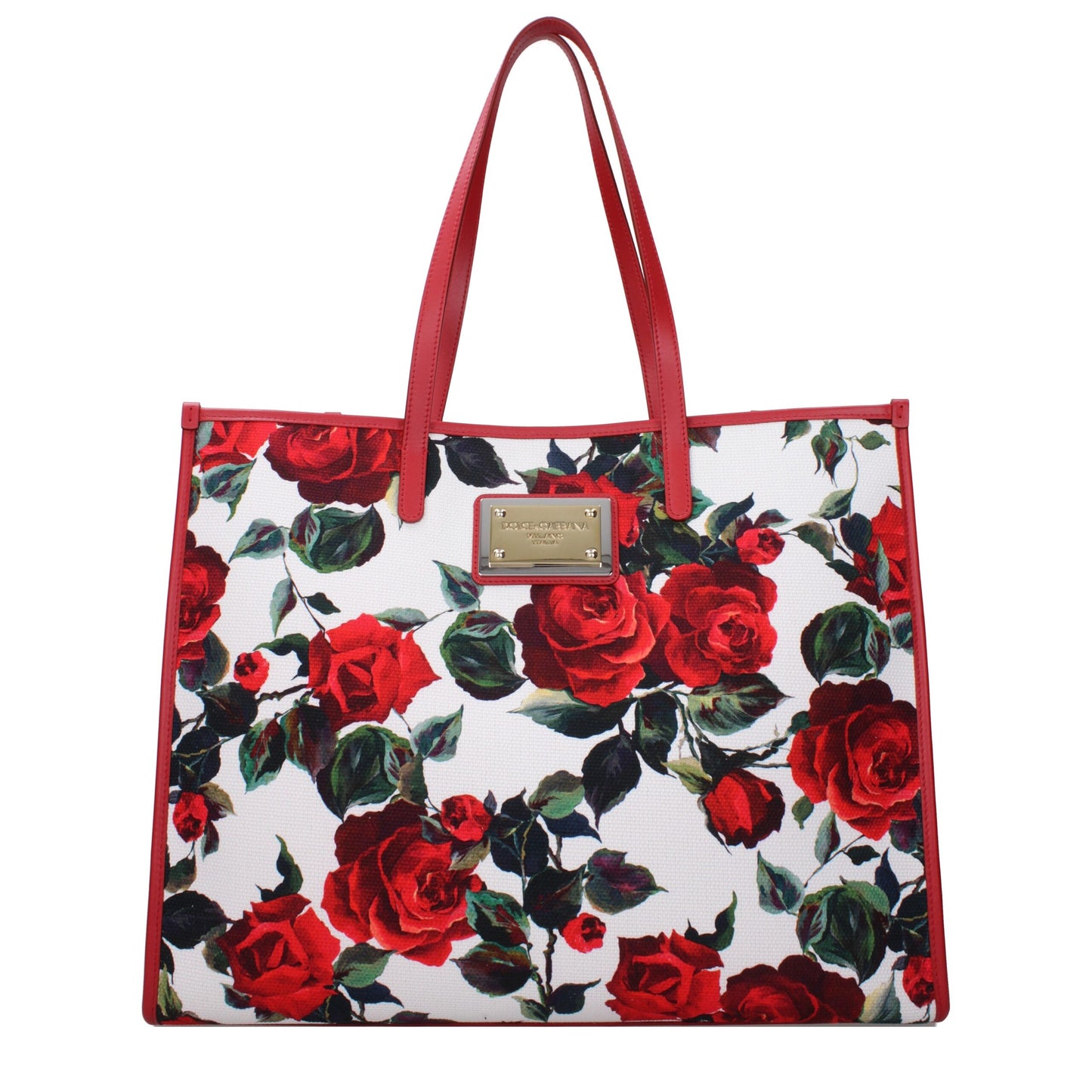 Dolce & Gabbana Red Floral Shoulder Bag