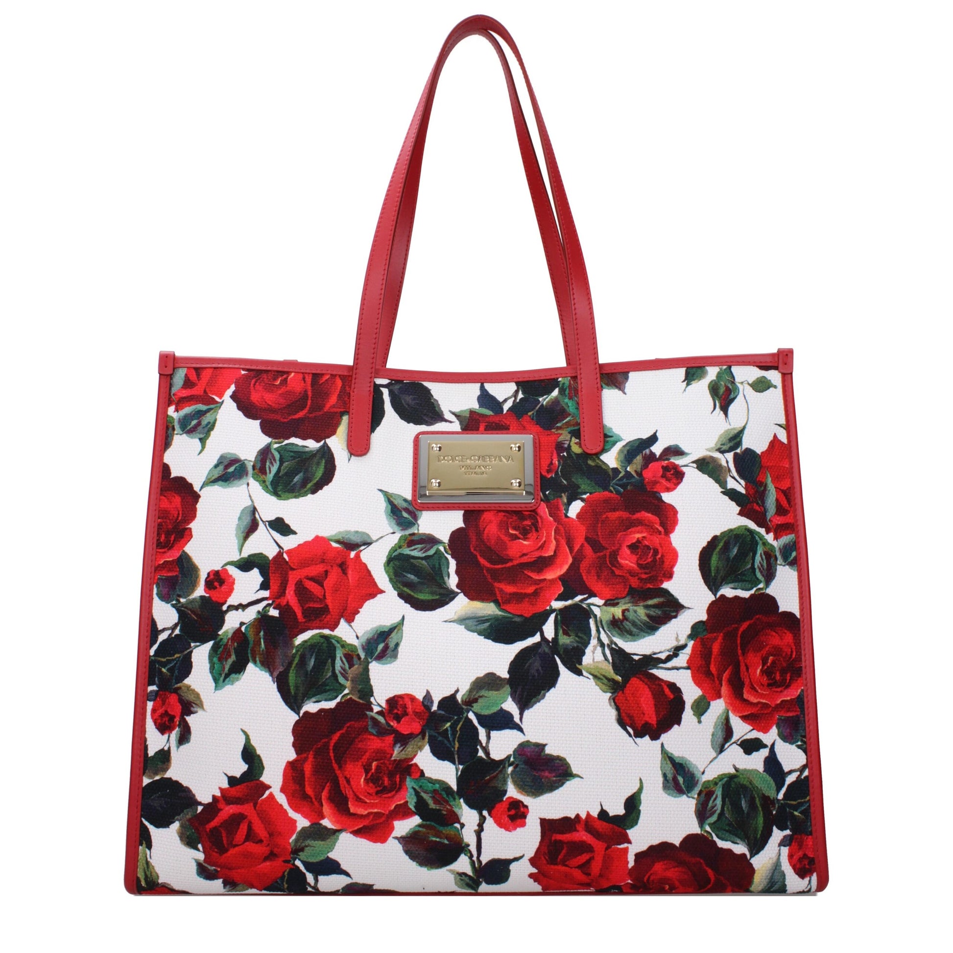 Dolce & Gabbana Red Floral Shoulder Bag