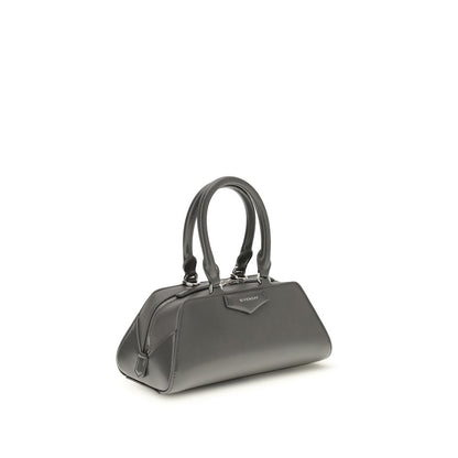 Givenchy Gray Calf Leather Bos Taurus Antigona East-West Mini Handbag