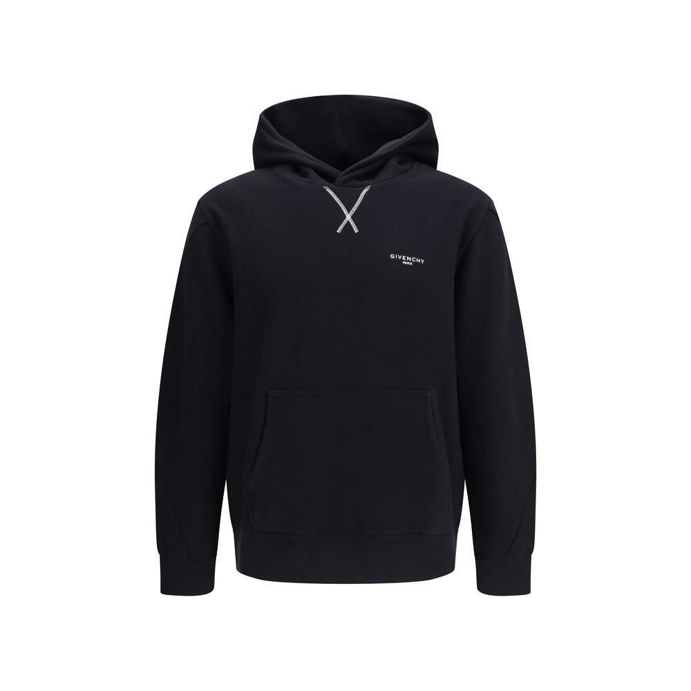 Givenchy Couture Seam Hoodie in Black Cotton