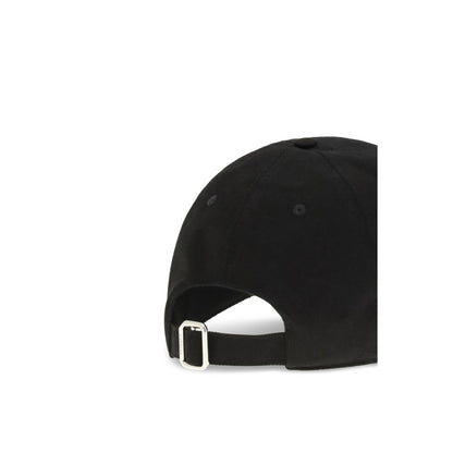 Givenchy Black Cotton Cap - Logo Baseball Hat