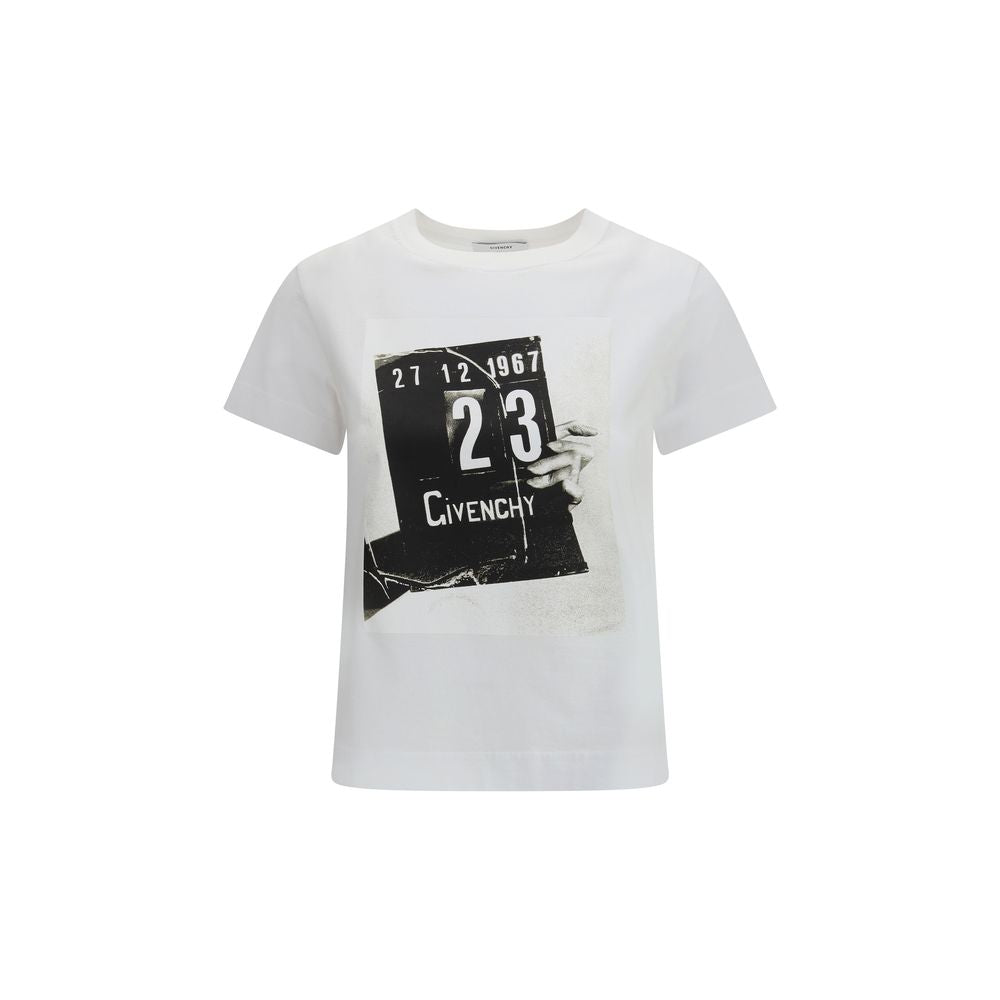 Givenchy White Cotton Maxi-Print T-Shirt