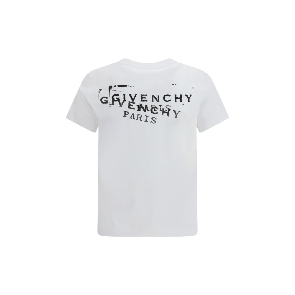 Givenchy White Cotton T-Shirt - Modern Elegance Redefined