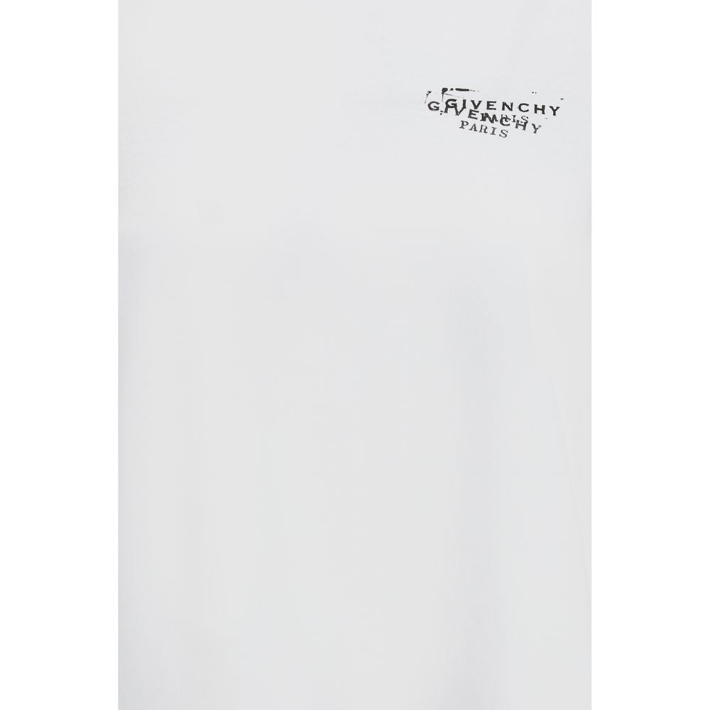 Givenchy White Cotton T-Shirt - Modern Elegance Redefined