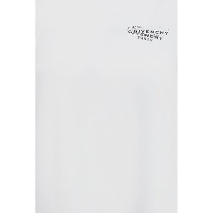 Givenchy White Cotton T-Shirt - Modern Elegance Redefined