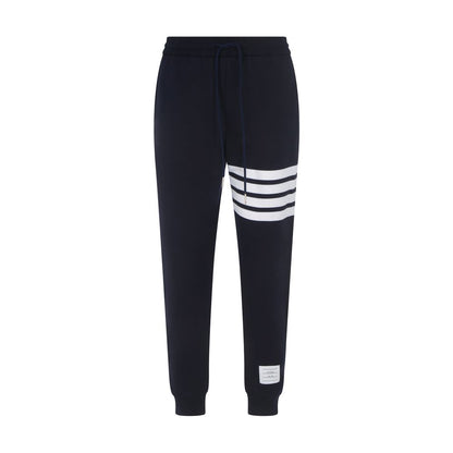 Thom Browne Blue Cotton Joggers