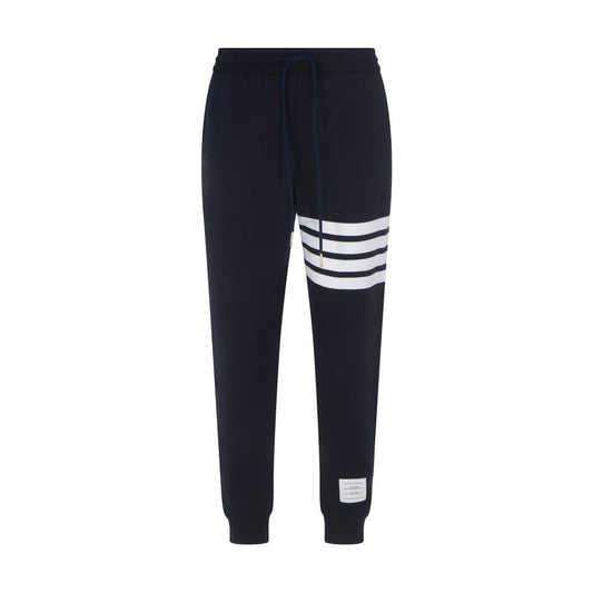 Thom Browne Blue Cotton Joggers