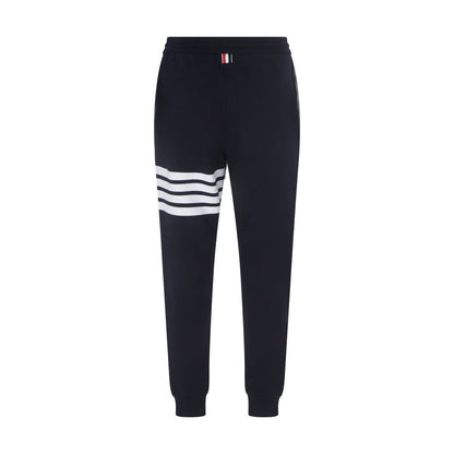 Thom Browne Blue Cotton Joggers