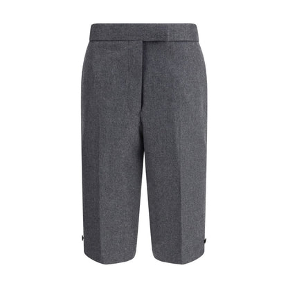Thom Browne Gray Wool Bermuda Shorts