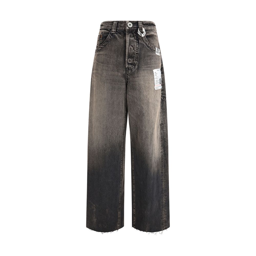 Maison Mihara Yasuhiro Amateur Sewn Like Wide Denim Jeans