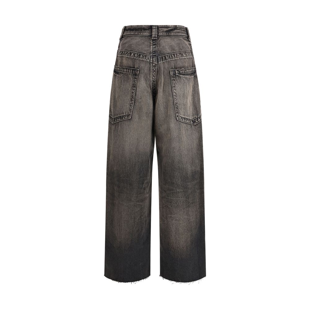 Maison Mihara Yasuhiro Amateur Sewn Like Wide Denim Jeans
