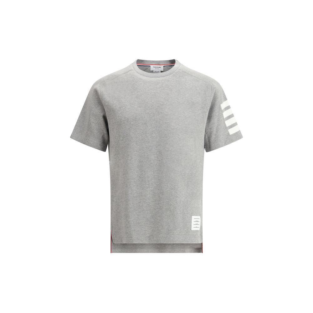Thom Browne Gray Cotton T-Shirt - Timeless Modern Essential
