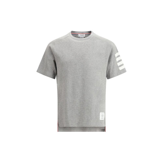 Thom Browne Gray Cotton T-Shirt - Timeless Modern Essential