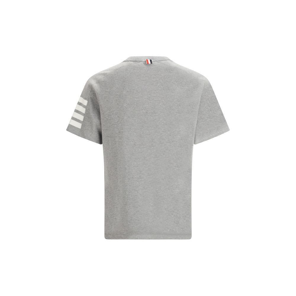 Thom Browne Gray Cotton T-Shirt - Timeless Modern Essential