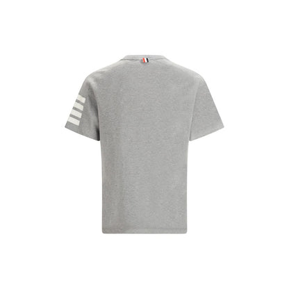 Thom Browne Gray Cotton T-Shirt - Timeless Modern Essential