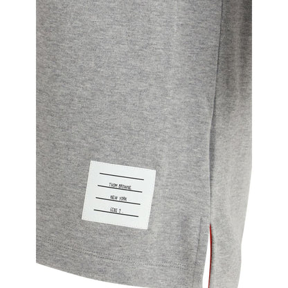 Thom Browne Gray Cotton T-Shirt - Timeless Modern Essential