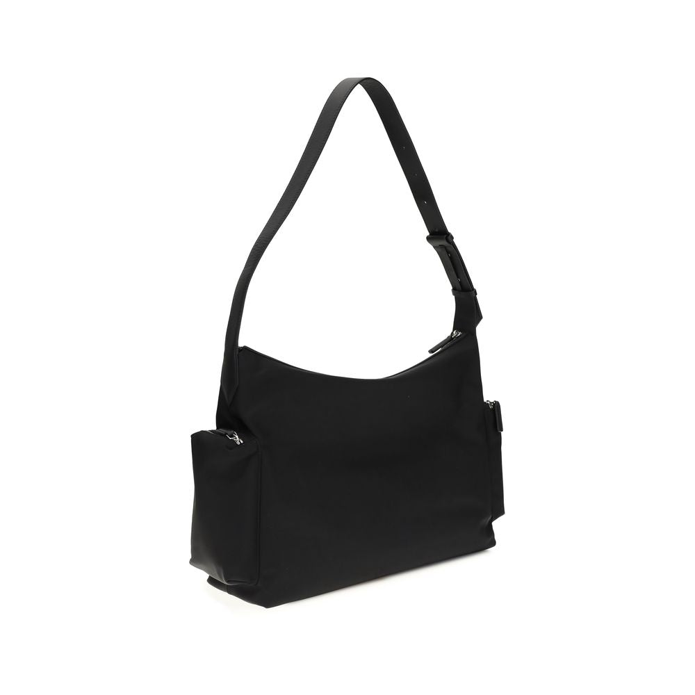 MCM Black Fabric Shoulder Bag - Medium ECONYL Nylon