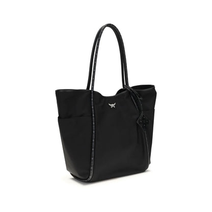 MCM Black Fabric Shoulder Bag - Aeren Tote